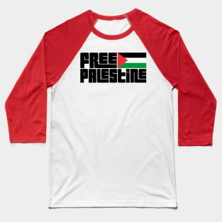 Free Palestine \/\/ Retro Style Design Baseball T-Shirt